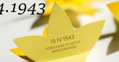 Akcja „Łączy nas pamięć” – upamiętniamy 83. rocznicę powstania w getcie warszawskim