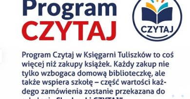 Dołącz do programu CZYTAJ! i wspieraj naszą bibliotekę szkolną