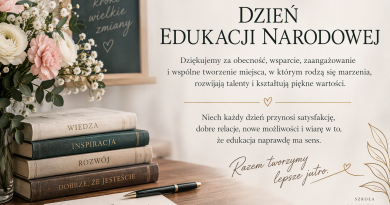 Życzenia z okazji Dnia Edukacji Narodowej