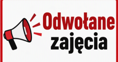 Odwołane zajęcia – Otwarta Szkoła